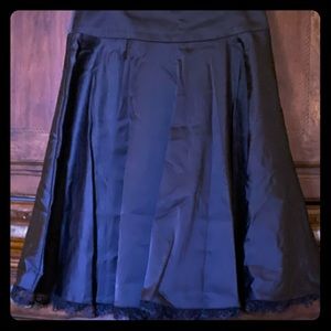 Knee length full skirt